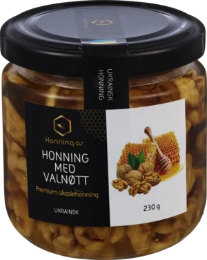Akasiehonning m/ Valnøtter Økologisk
