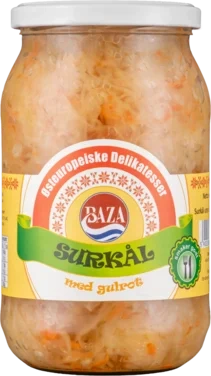 Surkål m/Gulrot 830g Baza
