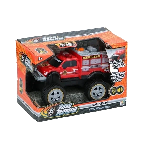 Road Rippers Fire Rescue - Lekebil m/Lys og Lyd