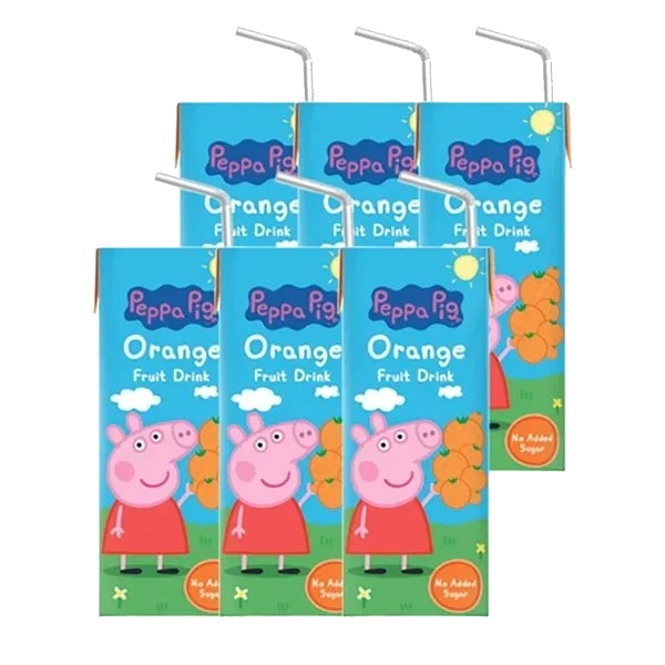 Fruktjuice 6-pk - Peppa Gris