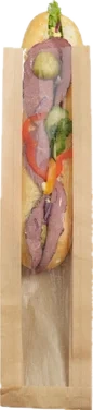 Baguettpose m/Vind Natur 350x90x45mm