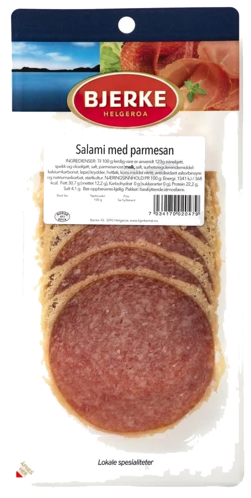 Salami med parmesan