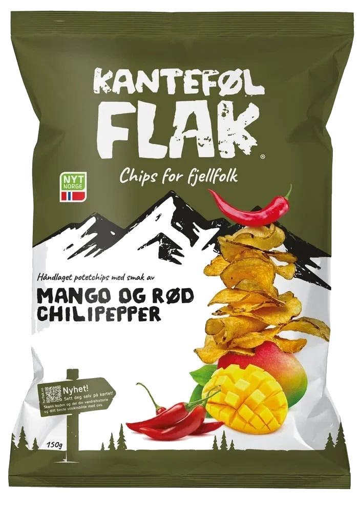 Chips med mango og chili