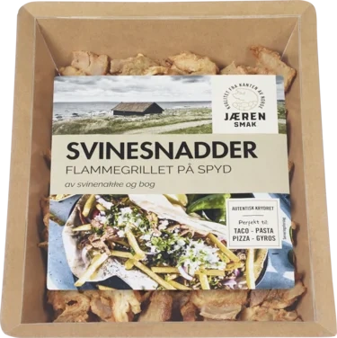 Svinesnadder Fersk 250g Jæren Smak
