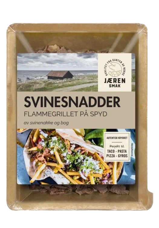 Svinesnadder Fersk 250g Jæren Smak