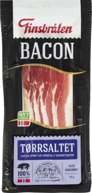 Finsbråten Bacon Tørrsaltet 120g