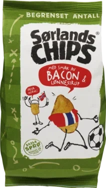 Sørlandschips Bacon&Lønnesirup 180g