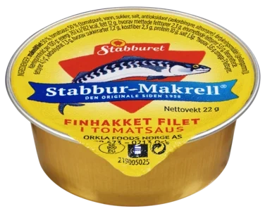 Stabbur-Makrell Hakket 22g Stabburet