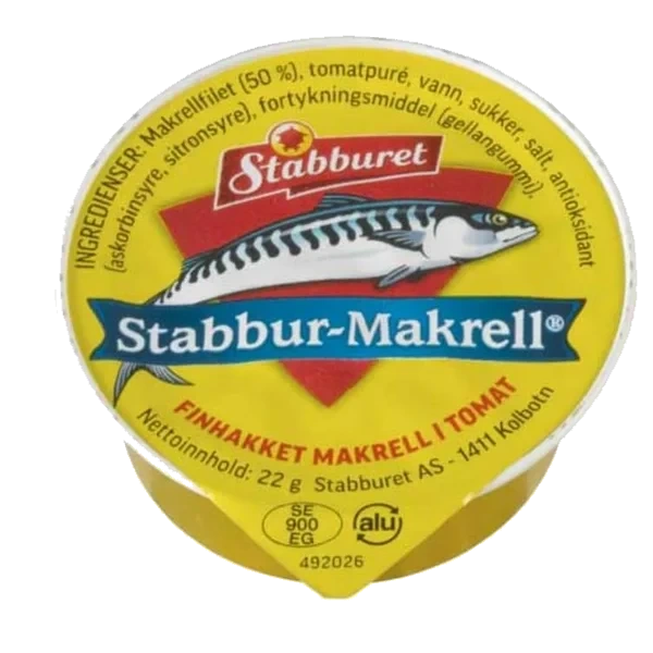 Makrell I Tomat Porsjon/kuvert 70 Stk