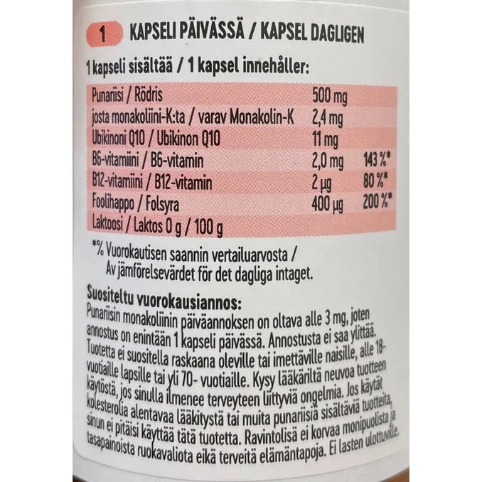 Kosttillskott Rödris