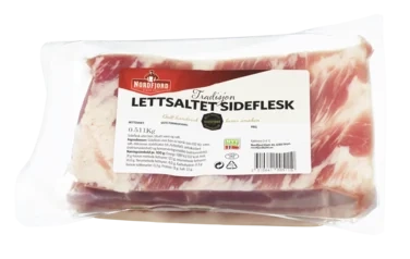 Lettsaltet Sideflesk stk Fersk