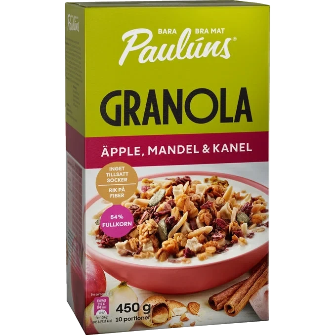 Granola Kanel, Mandel & Äpple