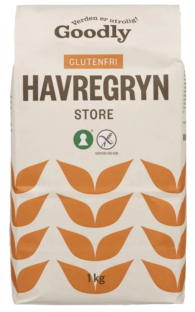 Glutenfri Havregryn store