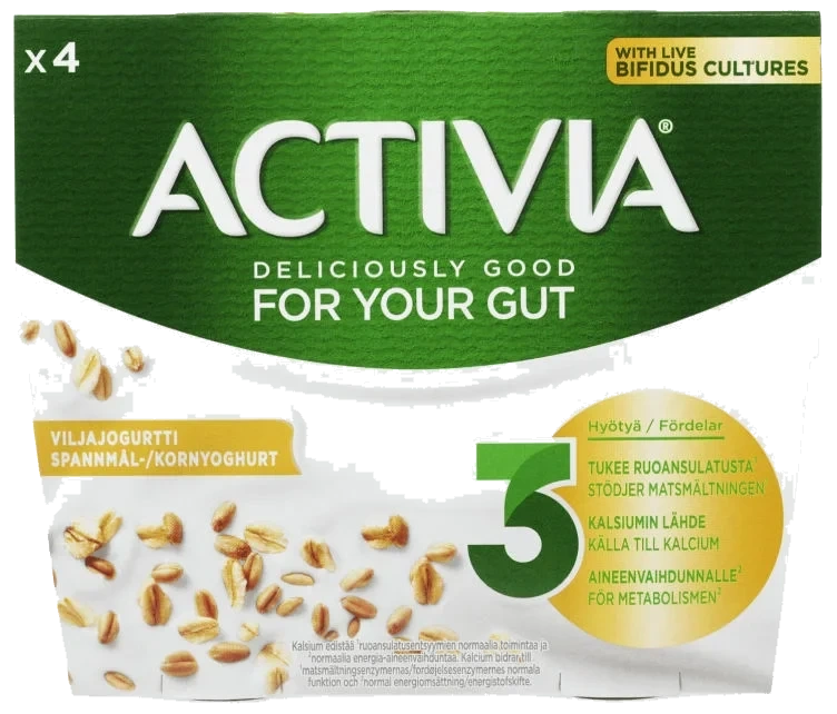 Activia Yoghurt Korn 4x125g