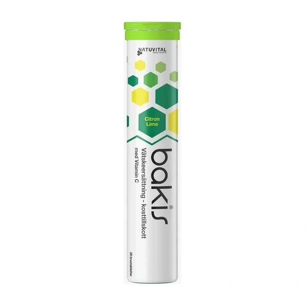 Bakis 20 Brusetabletter - Sitron og Lime