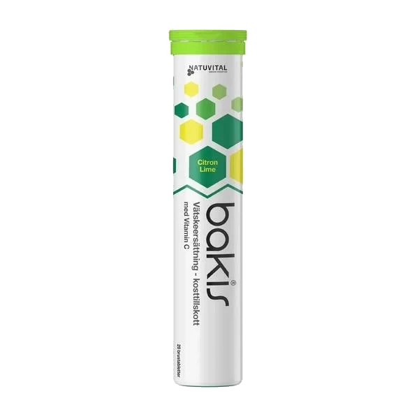 Bakis 20 Brusetabletter - Sitron og Lime