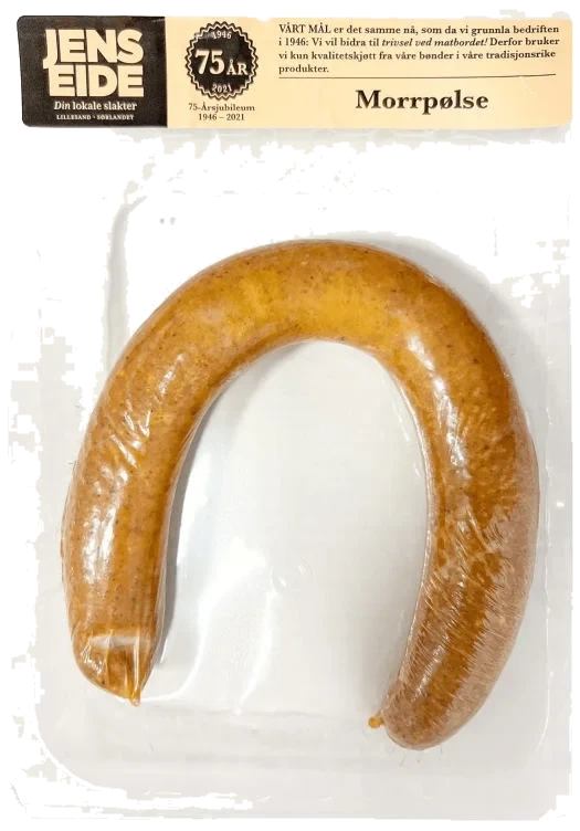 Morrpølse 350g Jens Eide