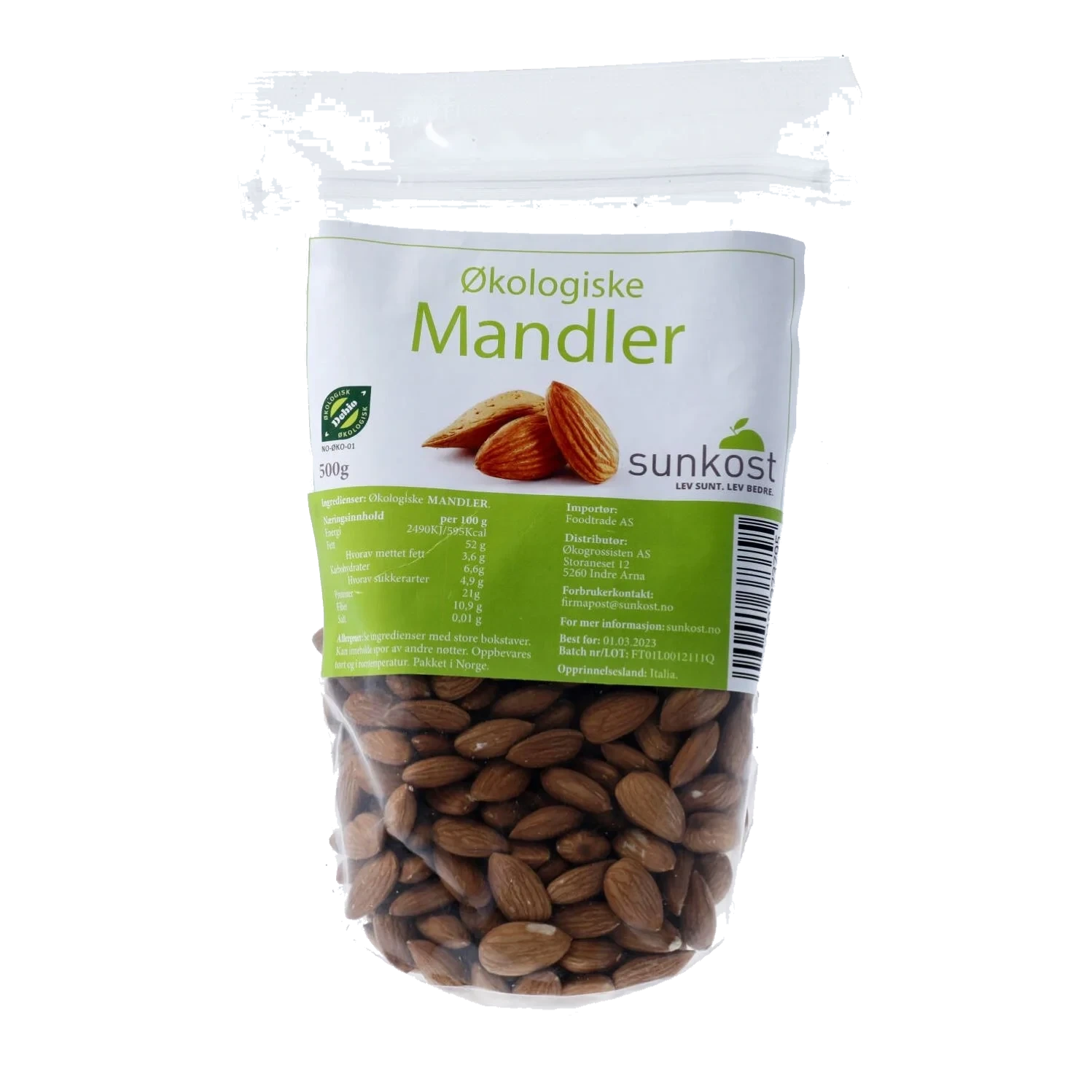 Mandler 500 g