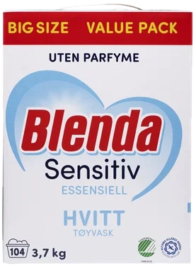 Blenda Essensiell 3,7 kg hvitt