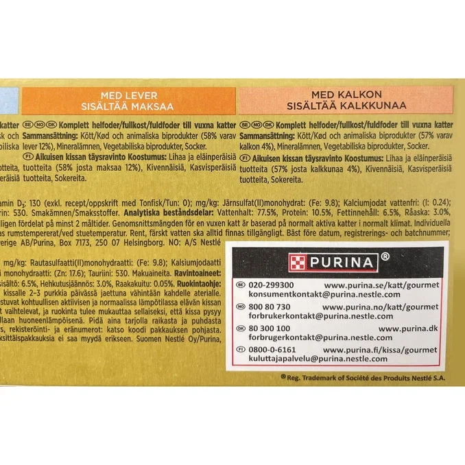 Kattmat Gold Mousse Mix 12-pack