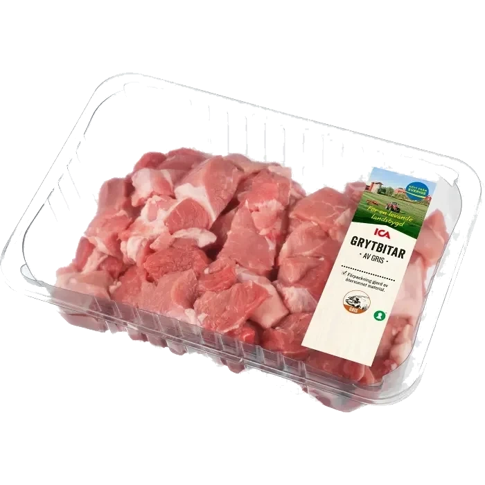 Grytbitar Färska av gris ca 1kg ICA