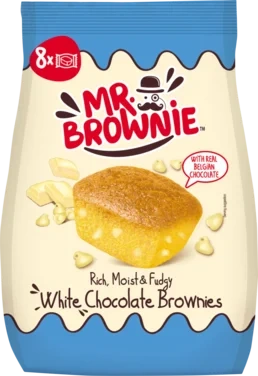 Mr Brownie White Chocolate Brownies 200g