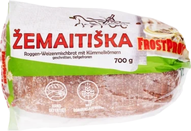 Rug- og Hvetebrød med Karve 700g Frostprom