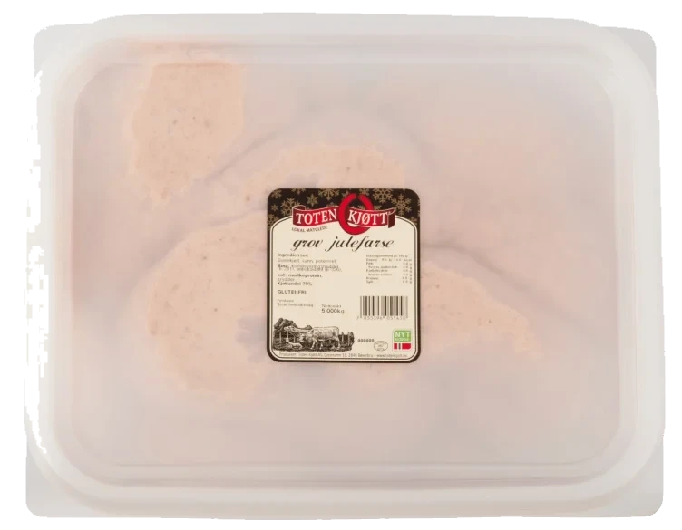 Grov Julefarse 5kg Toten Kjøtt