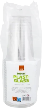 Plastglass 300ml Coop