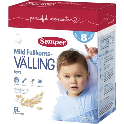 Mild Välling Fullkorn Från 8 Månader