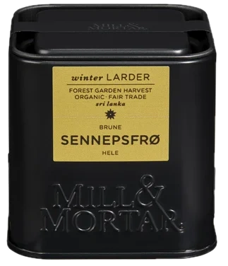 Sennepsfrø Brune 50g Mill & Mortar