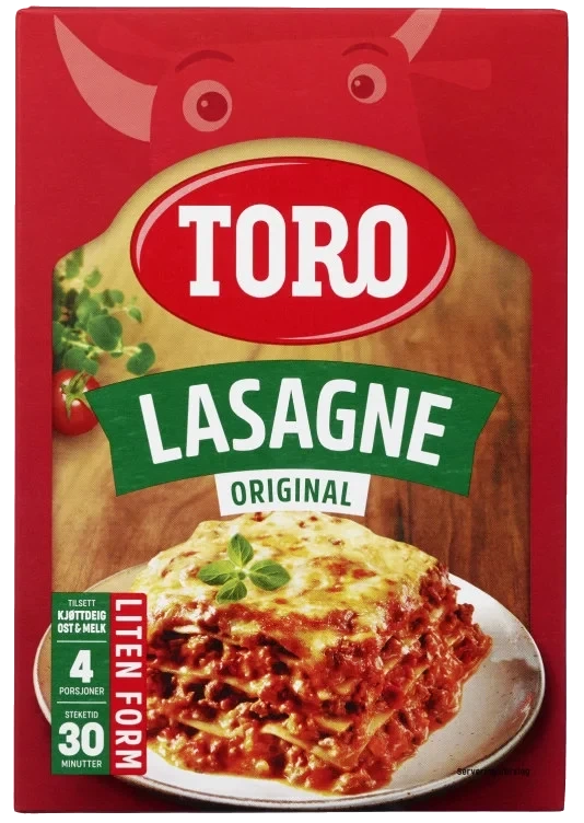 Lasagne Ovnsrett 200g Toro