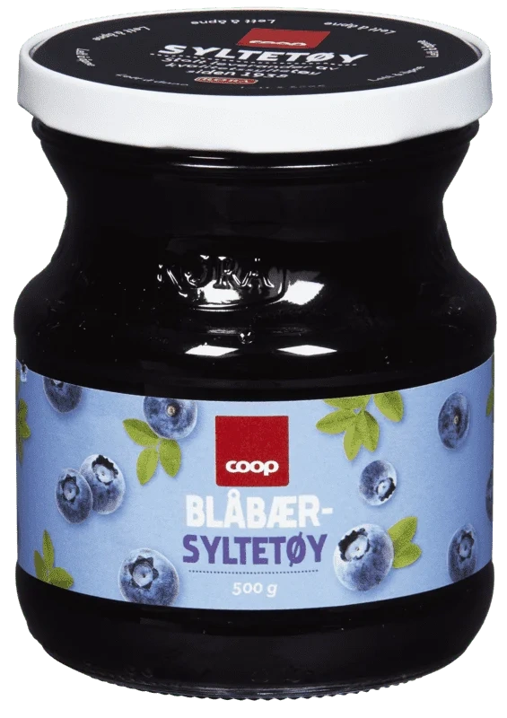 Coop Blåbærsyltetøy 500g