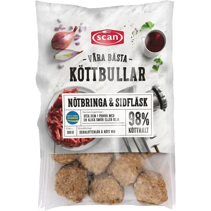 Köttbullar Våra Bästa 300g Scan