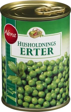 Husholdningserter 410g Nora