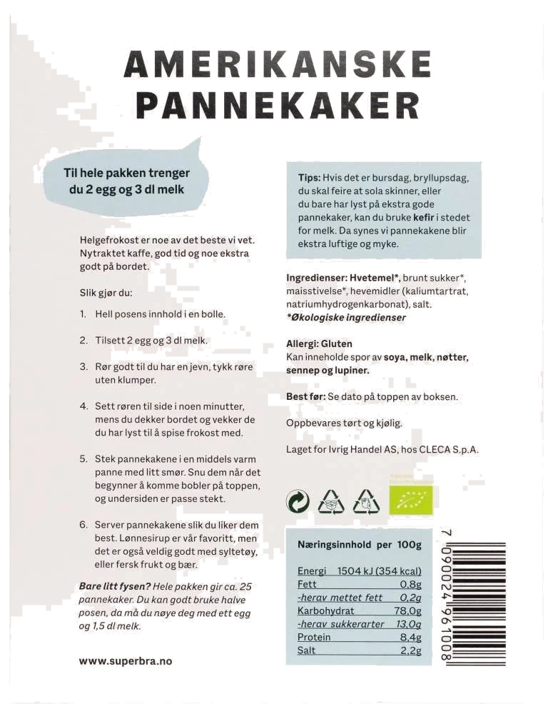 Amerikanske pannekaker