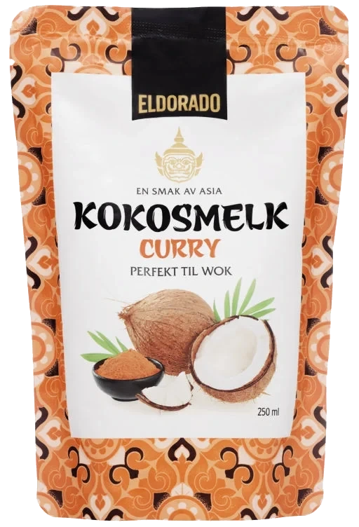 Kokosmelk Curry 250ml Eldorado