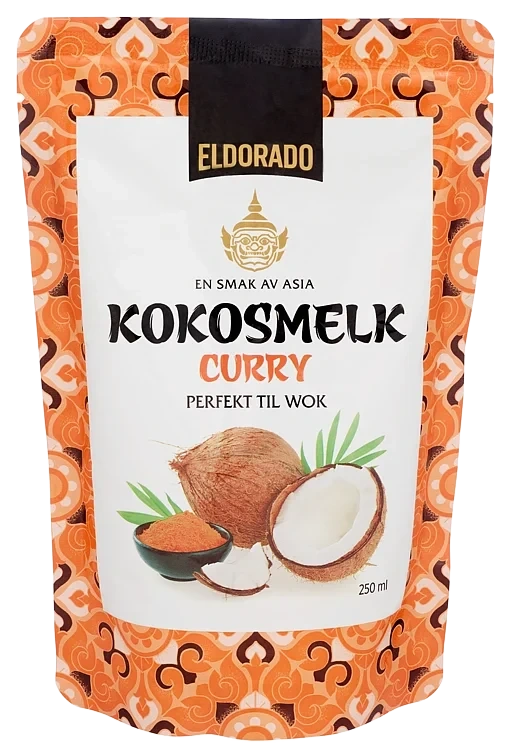 KOKOSMELK CURRY 250 ml eldorado