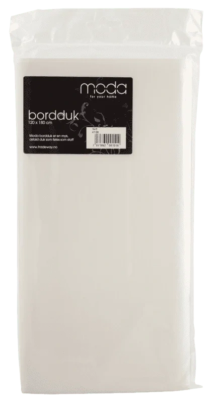 Bordduk 120x180cm Hvit Moda