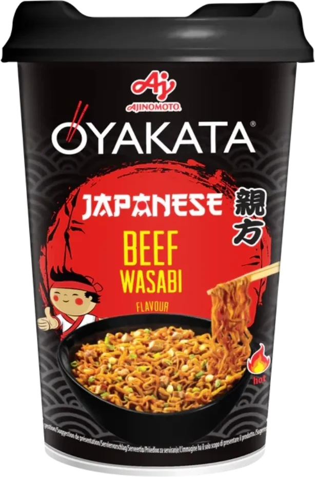 AJ Oyakata Beef Wasabi Kopp 93g