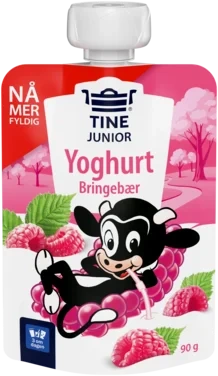 Junior Yoghurt Bringebær 90g Tine