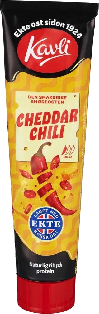 Min Kavlifavoritt cheddar og chili ost