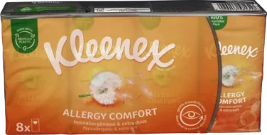 Kleenex Lommetørkle Allergy Comfort 8x9stk