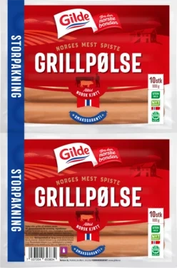 Grillpølse 2x600g Multipk Enh