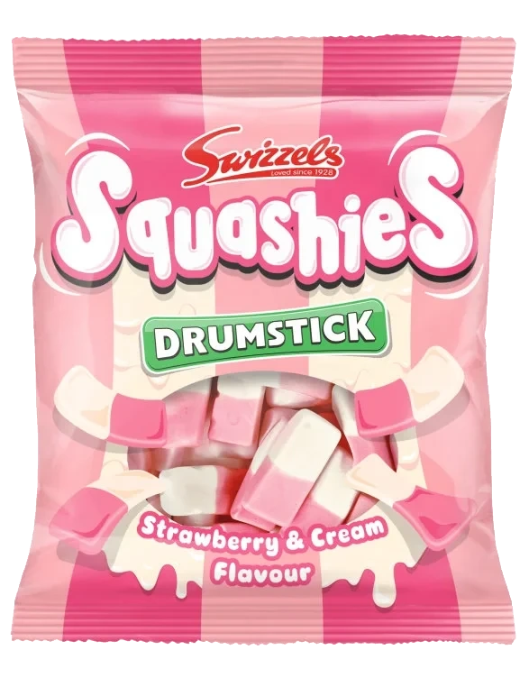 Squashies Strawberry&Cream 140g