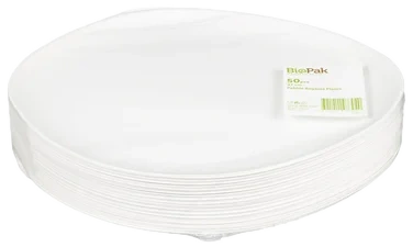 Tallerken Pebble Bagasse Hvit 27cm