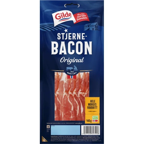 Stjernebacon Skivet 140g Enh