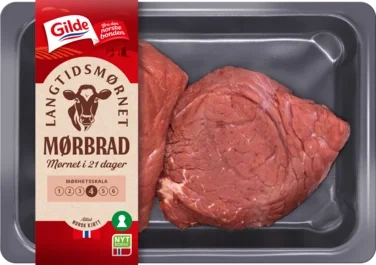 Storfe Mørbradbiff L.Mør Skivet Pk