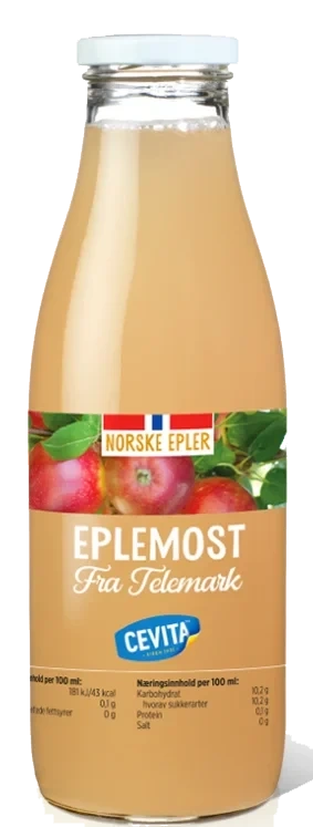 Eplemost 0,75l Glassfl Cevita
