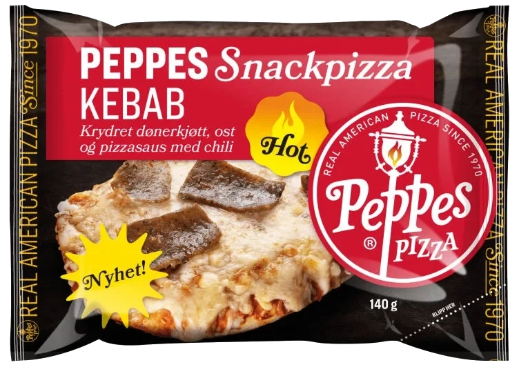 Peppes Snackpizza Hot Kebab 140g
